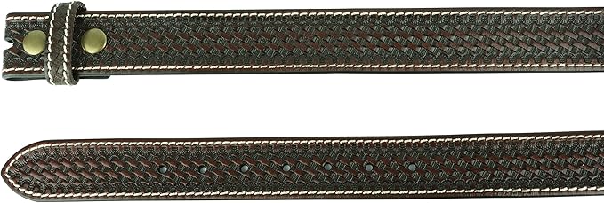 Gelante Genuine Full Grain Leather Belt Strap without Belt Buckle