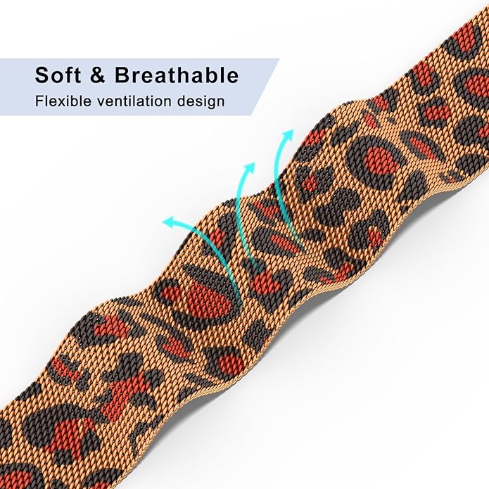 Vanjua 18mm 19mm 20mm 22mm Watch Band Quick Release Replacement Wristbands, Stainless Steel Metal Mesh Loop Adjustable Magnetic Replacement Straps Bands for Men Women
