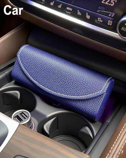 RayLove Ultimate Glasses Case Kit, Hard Shell Sunglasses and Eyeglass Case with Cleaning Cloth, Screwdriver, Ear Hooks
