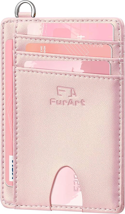 FurArt Slim Minimalist Wallet, Front Pocket Wallets, RFID Blocking, Credit Card Holder for Men