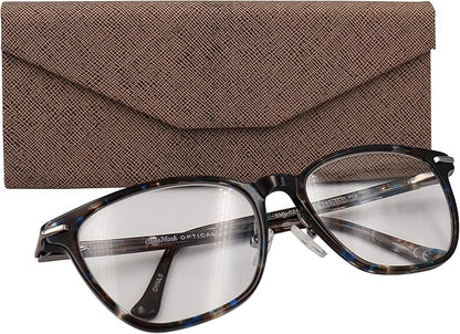 Real Sic Glasses Case for Men and Women - Magnetic Folding Hard Shell Sunglass Holder - Inspired by Solid Color