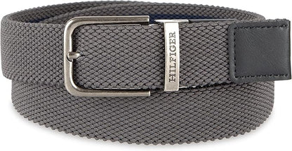 Tommy Hilfiger Men's Reversible Leather Belt, 2‑in‑1 Design for Dress Or Casual Wear