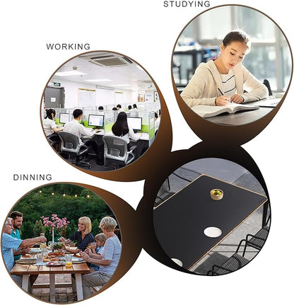 MAIDERN Leather Desk Mat Large XL, 78.7” x 40” Reversible Office Desk Pad Mat, Cork & Leather Large Mouse pad for Desk, Waterproof Computer Desk Mat for Gaming Home Office (Black)