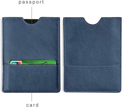 XEYOU Passport Holder Cover - Ultra Slim Premium Vegan Leather Travel Wallet Case Cover