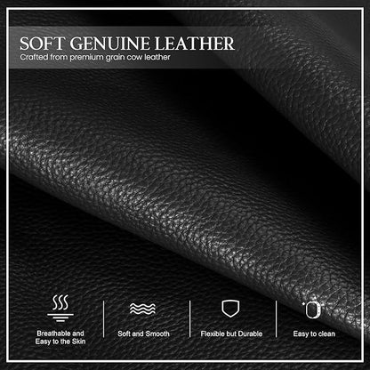 befen Genuine Leather Anti Theft Small Crossbody Bags for Women, RFID Cross Body Sling Chest Bags Fanny Packs Travel Purse
