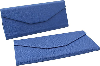 Real Sic Glasses Case for Men and Women - Magnetic Folding Hard Shell Sunglass Holder - Inspired by Solid Color