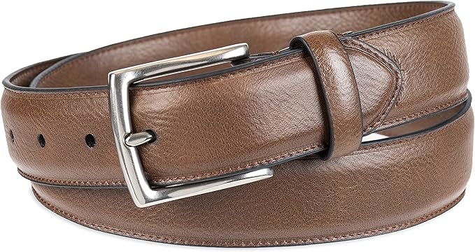Dockers Men's Leather Casual Belt, Everyday Style (Regular and Big & Tall Sizing)