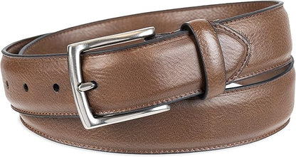 Dockers Men's Leather Casual Belt, Everyday Style (Regular and Big & Tall Sizing)
