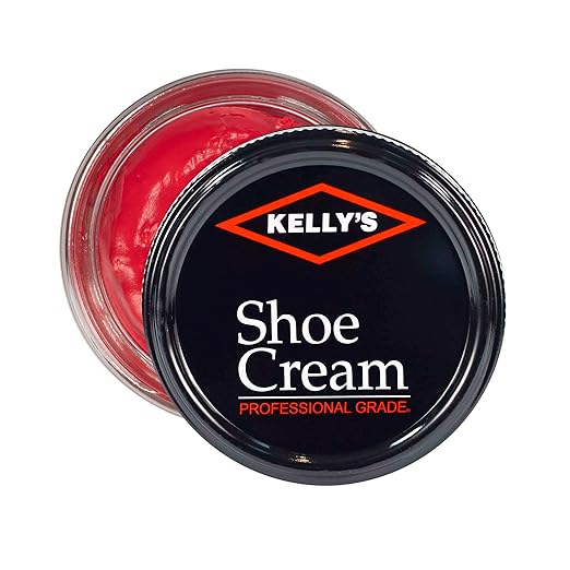 Kelly's Red Shoe Polish 1.5 oz - Professional Leather Shoe Cream