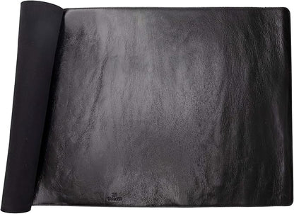 Venito Premium Leather Desk Mat (36 X 19 inch) - Large Mouse Mat for Home Office Accessories (Rustic Black)*