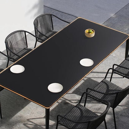MAIDERN Leather Desk Mat Large XL, 78.7” x 40” Reversible Office Desk Pad Mat, Cork & Leather Large Mouse pad for Desk, Waterproof Computer Desk Mat for Gaming Home Office (Black)