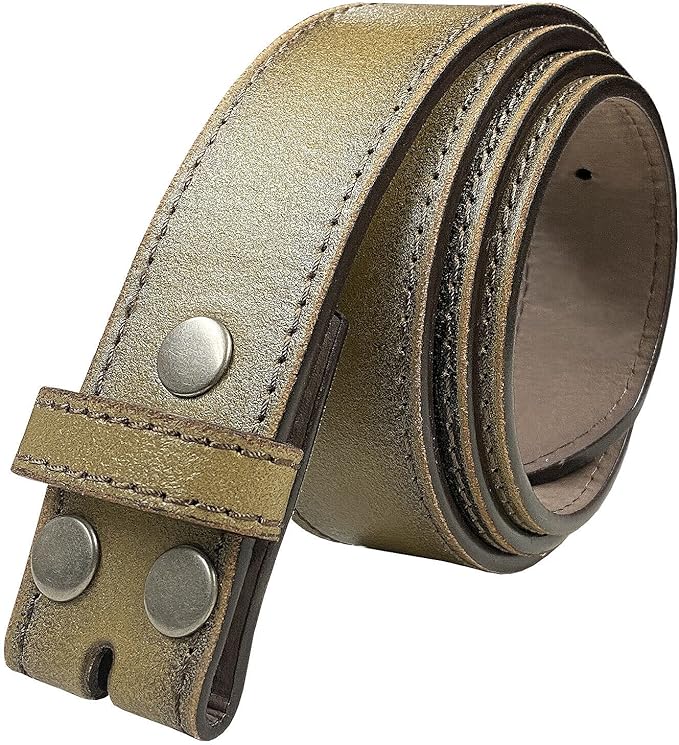 BS57 Classic Vintage Casual Jean Replacement Belt Strap or Belt 1-1/2"(38mm) Wide, Multi-Style Options