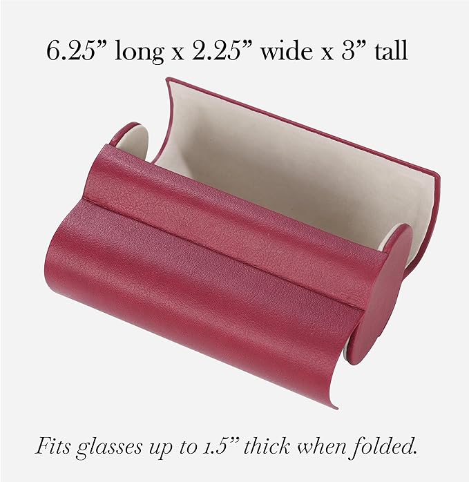 Eyeglass and Sunglass 2-Compartment Travel Case