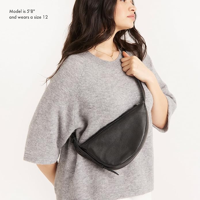 The Sak Tess Sling Purse - Small Woman's Crossbody Bag For Everyday & Travel - Handbag With Zipper Closure & Adjustable Strap
