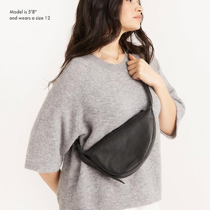 The Sak Tess Sling Purse - Small Woman's Crossbody Bag For Everyday & Travel - Handbag With Zipper Closure & Adjustable Strap