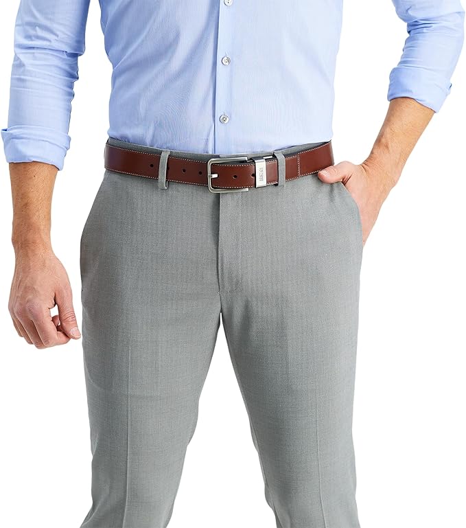 Kenneth Cole REACTION Men's 2-in-1 Reversible Dress Belt
