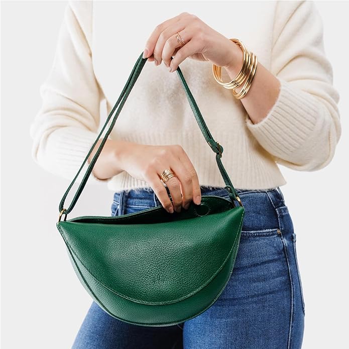 Portland Leather Goods Koala Sling Bag – Leather Sling with Adjustable Strap – Handmade from the Finest Full-Grain Hides