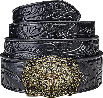Dubulle Designer Mens Belts, Sliding Automatic Buckle Ratchet Dress Belt TOP Genuine Leather Strap Gifts