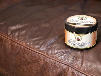 Howard Products Leather Salve - Car Leather Cleaner and Conditioner, Rejuvenates, Protects