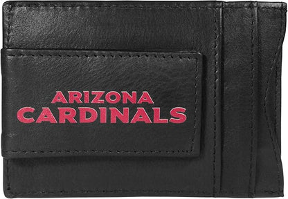 Siskiyou Sports NFL unisex Leather Cash & Cardholder & Money Clip