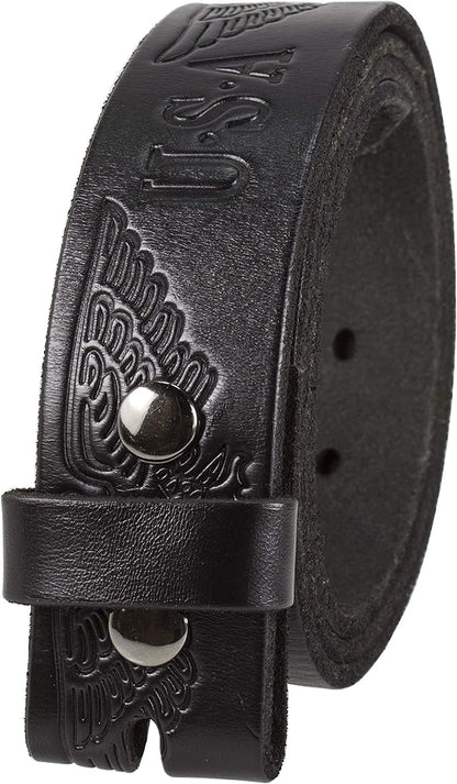Gelante Genuine Full Grain Leather Belt Strap without Belt Buckle