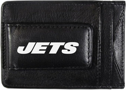 Siskiyou Sports NFL unisex Leather Cash & Cardholder & Money Clip