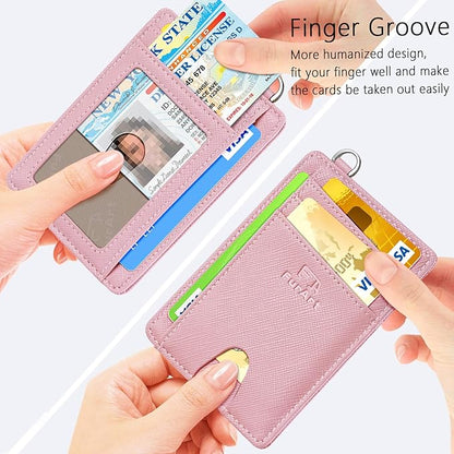 FurArt Slim Minimalist Wallet, Front Pocket Wallets, RFID Blocking, Credit Card Holder for Men