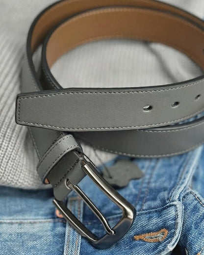 CHAOREN Mens Belts Leather - 35mm Genuine Leather Belt for Jeans - Men Gift for Casual Dress