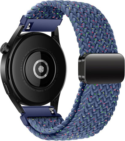 Mazoft Braided Sport Band Compatible with Samsung Galaxy Watch Band 7/FE/6/5/4/3 & Watch 5 Pro & 6/4 Classic &Gear S3/S2, 20mm & 22mm watch band for Samsung Watch 47mm 46mm 45mm 44mm 40mm 43/42/41mm