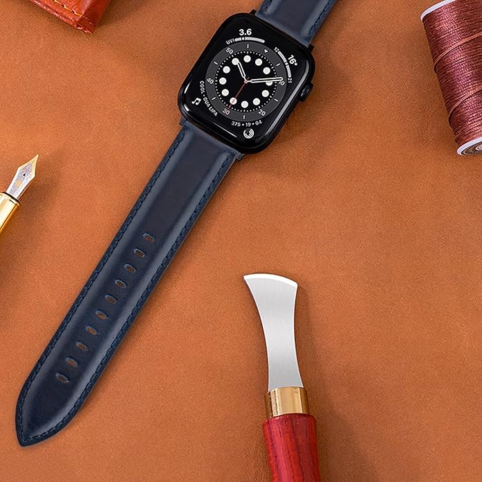 OTTOODY Leather Watch Bands Quick Release, Elegant Top Grain Leather Watch Straps for Men & Women, Choice of Color & Width - 18mm, 19mm, 20mm, 21mm or 22mm Wristbands Bracelet for Watch & Smartwatch