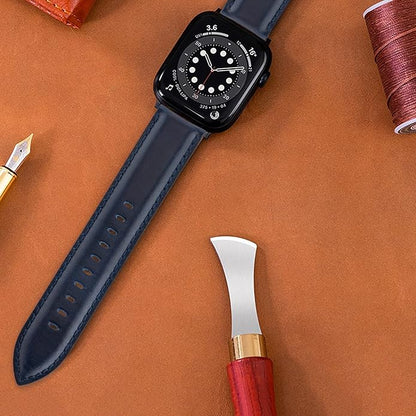 OTTOODY Leather Watch Bands Quick Release, Elegant Top Grain Leather Watch Straps for Men & Women, Choice of Color & Width - 18mm, 19mm, 20mm, 21mm or 22mm Wristbands Bracelet for Watch & Smartwatch