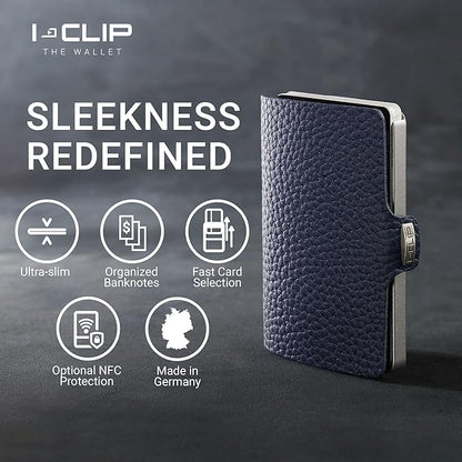 I-CLIP, Premium Men's Leather Wallet, Versatile Changeable Money clip, Secure Card Holder, Compact Men's Wallet Minimalist, Sleek Slim Design, Perfect Money Clip Wallet for Men