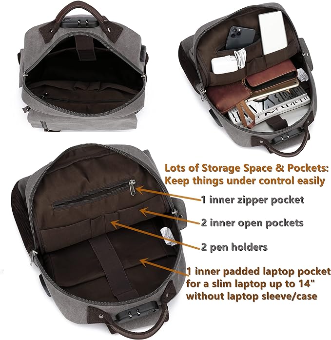 Leaper Retro Crossbody Bag Sling Bag Canvas Messenger Bag for Men Women Shoulder Bag Crossbody Handbags Satchel Travel Bag