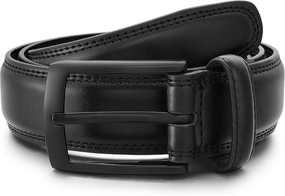MILORDE Men's Genuine Leather Dress Belt, Handmade, 100% Cow Leather, Fashion & Classic Designs for Work Business and Casual