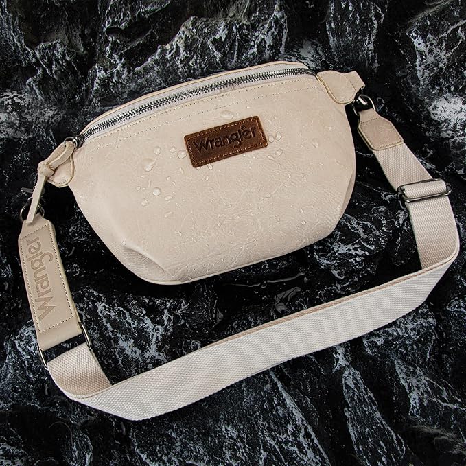Wrangler Crossbody Bags for Women Large Fanny Packs Bum Bag Travel Belt Bags Sling Purse