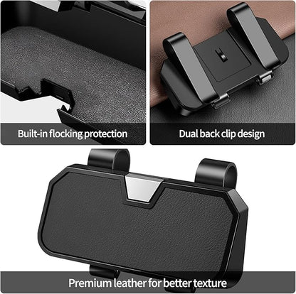 Sunglasses Holder for Car Visor Leather Eyeglasses Organizer Case for BMW X3 X5 X7 X1 3 4 2 5 Series Accessories