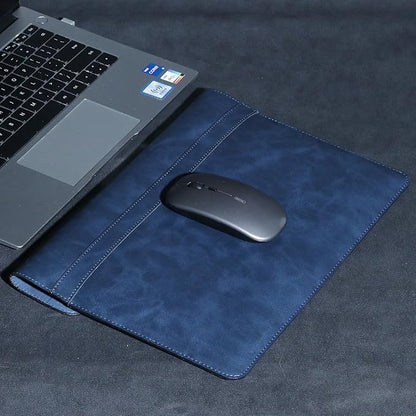 13 Inch Leather Laptop Sleeve Compatible with MacBook Neo 13" 2026 & MacBook Air/Pro 13" (M5/M4/M3/M2/M1, 2025-2018), Magnetic Buckle Closure Protective Case Cover,Blue