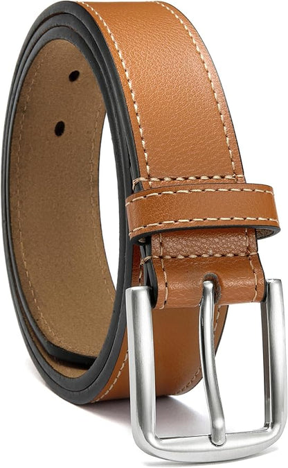 CHAOREN Mens Belts Leather - 35mm Genuine Leather Belt for Jeans - Men Gift for Casual Dress
