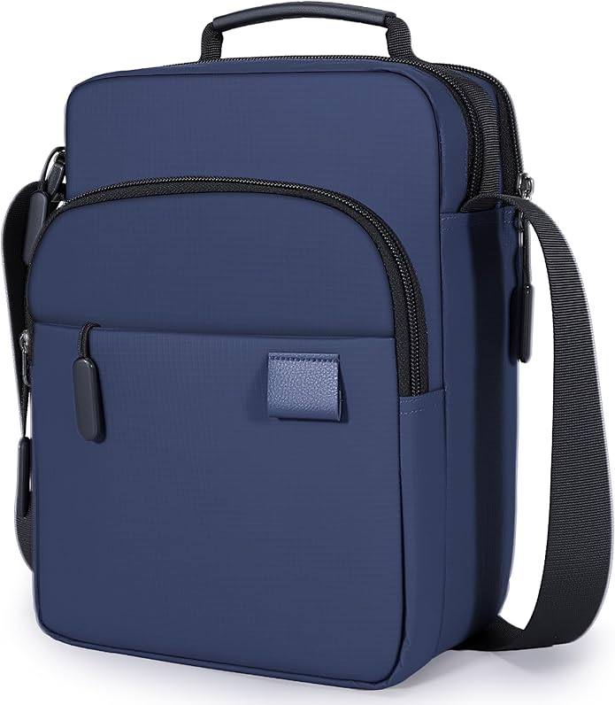 Messenger Bag for Men Sling Bag Anti Theft Crossbody Shoulder Bag Large Capacity Business Satchel for Travel Work