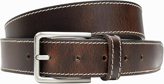 Slick City Belt - Genuine Full Grain Leather with Nickel Free Buckle