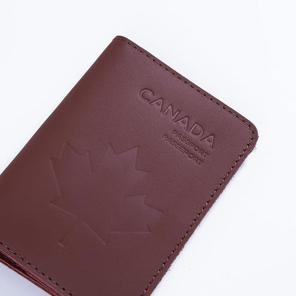 INCARNE Leather Passport Holder for Travel - Passport Case - Passport Wallet for Men - Passport Cover for Women Sleeve Protector - Travel Essentials Vacation Luggage Travel Gifts - Classic Brown