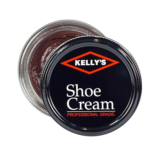 Kelly's Red Mahogany Shoe Polish 1.5 oz - Professional Leather Shoe Cream