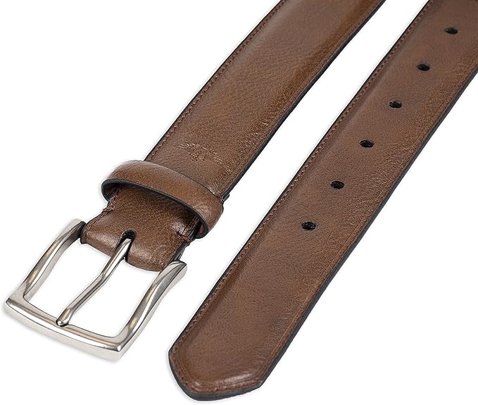 Dockers Men's Leather Casual Belt, Everyday Style (Regular and Big & Tall Sizing)