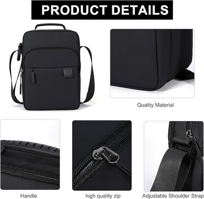 Messenger Bag for Men Sling Bag Anti Theft Crossbody Shoulder Bag Large Capacity Business Satchel for Travel Work