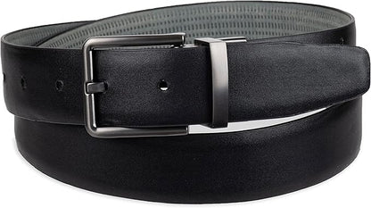 Calvin Klein Men’s Reversible Leather Belt - 2‑in‑1 Versatile Modern Style