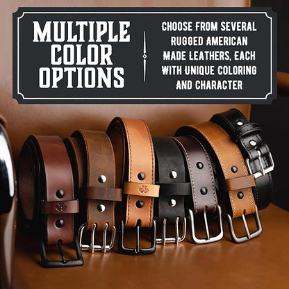 American Made Leather Belts for Men | Men's Leather Belt | Made in the USA Mens Belt