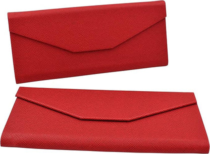Real Sic Glasses Case for Men and Women - Magnetic Folding Hard Shell Sunglass Holder - Inspired by Solid Color