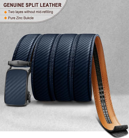 BULLIANT Men's Ratchet Belt Nontrimmable-Click Belt Adjustable for Men Gift Lightweight 1 3/8"