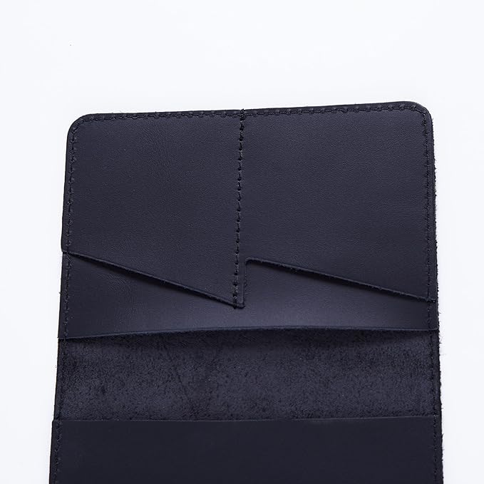 INCARNE Leather Passport Holder for Travel - Passport Case - Passport Wallet for Men - Passport Cover for Women Sleeve Protector - Travel Essentials Vacation Luggage Travel Gifts - Vintage Black