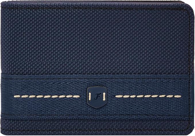 Fossil Men's Leather Slim Minimalist Bifold Front Pocket Wallet for Men